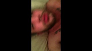 Hard fucked by brazilian stud and eating cum