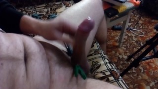 SOLO MALE MASTURBATE A BIG DICK ON A WEBCAM. HANDJOB. POV. AMATEUR. TEEN