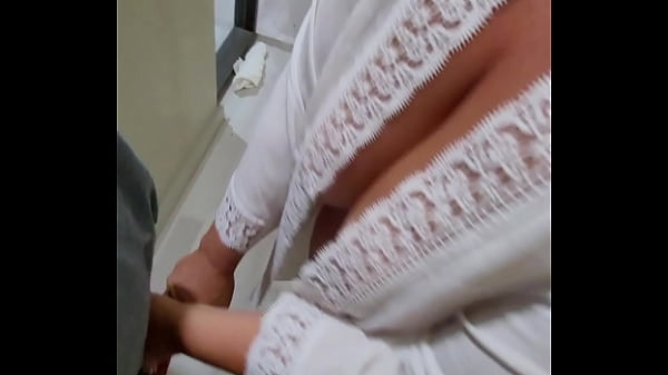 Blowjob in hotel stairwell