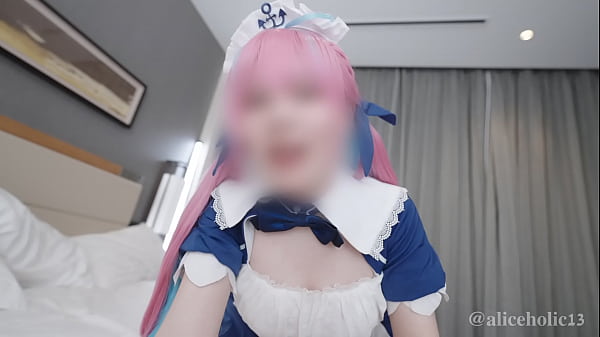 M男君が人気vtuberコスプレイヤーの唾液フェラとローションパンツコキで精子を搾り取られる動画